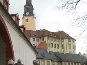 Blick vom Pfaffenstein auf den Papststein